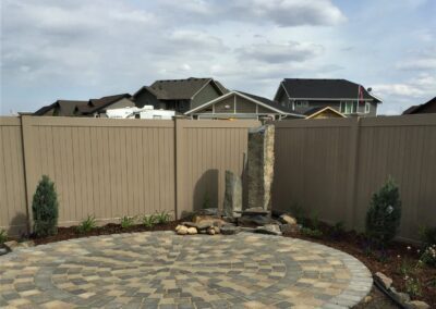 DLR vinyl fence privacy fence